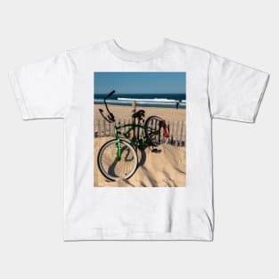 Bike at the Jersey Shore. Kids T-Shirt